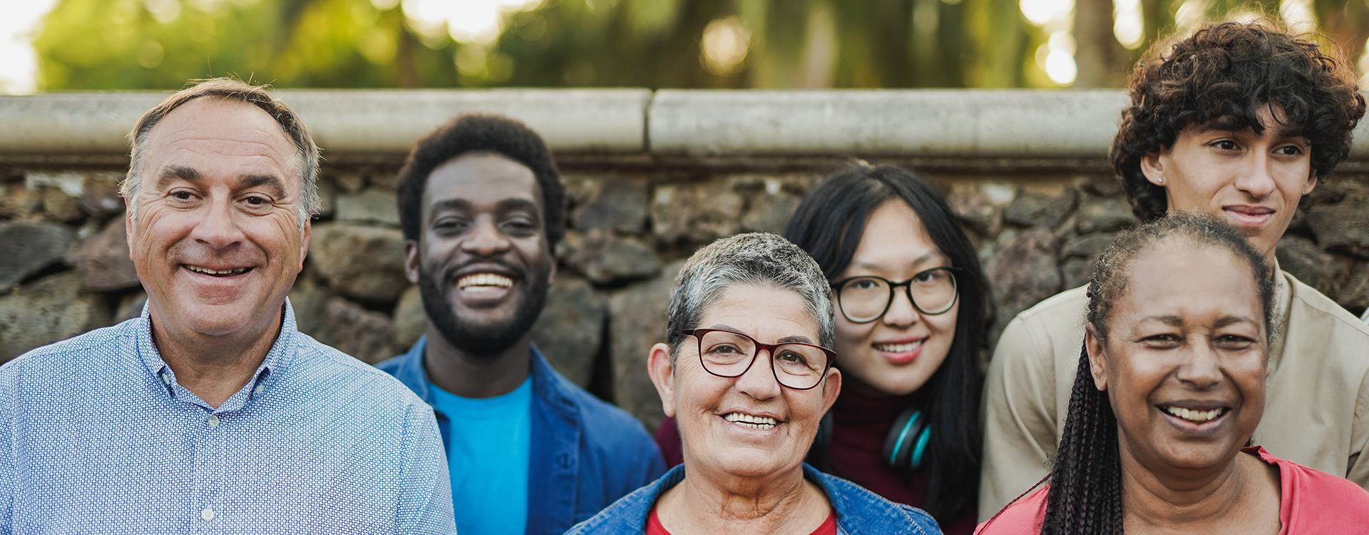 Image of happy multigenerational people having fun together