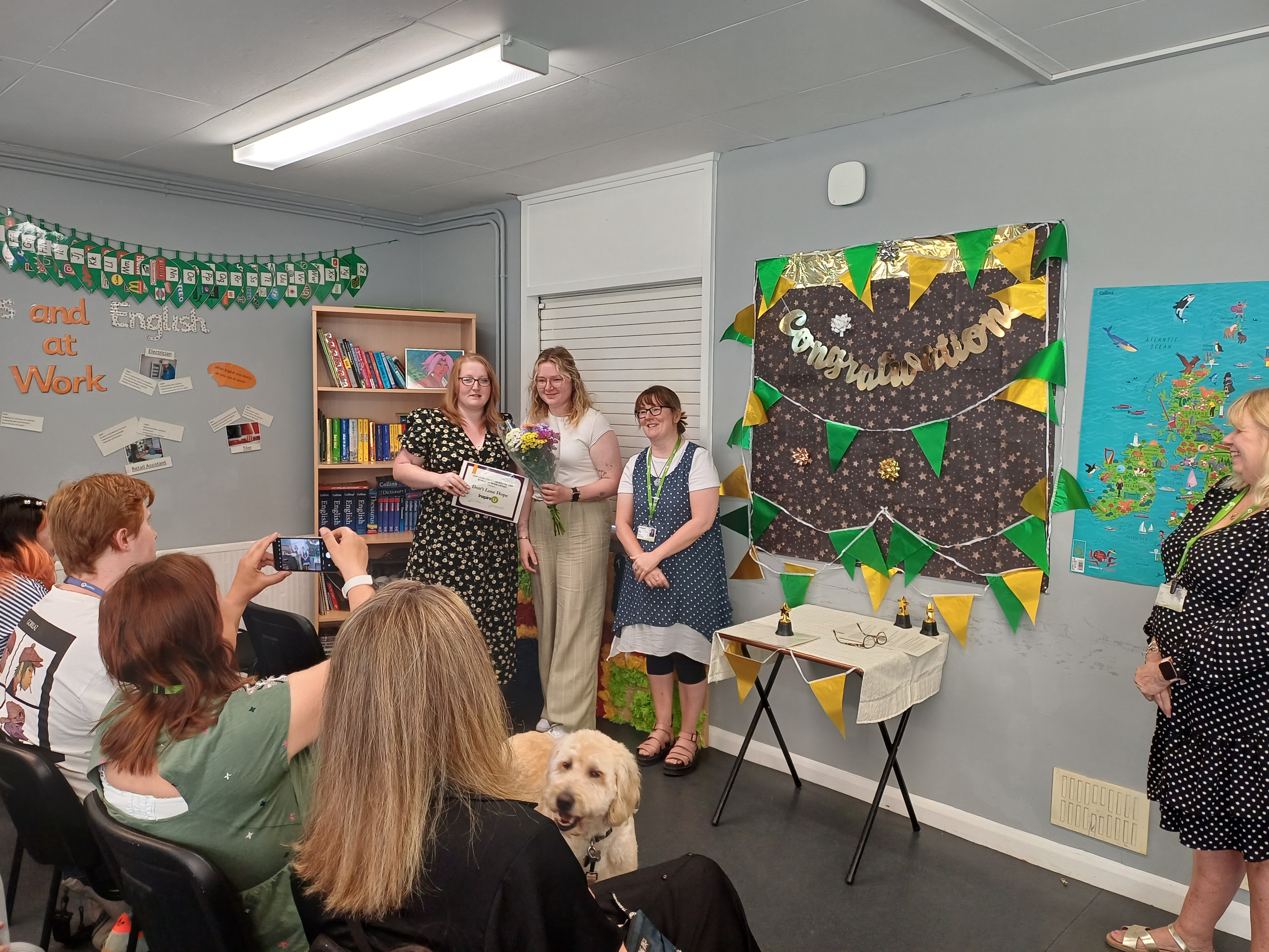 Image of attendees at InspireU careers event