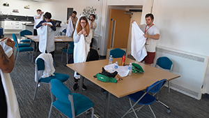 Image of InspireU students at Hereward college