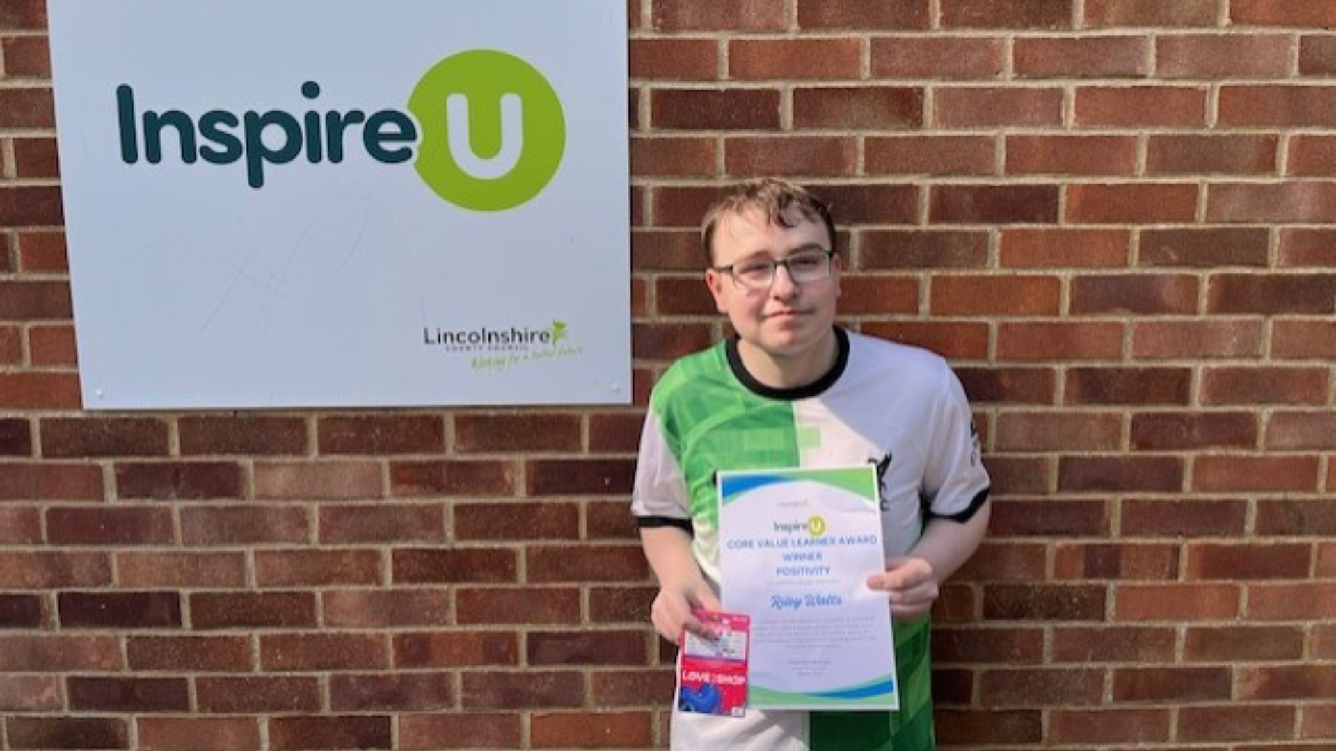 Image of Riley, this month's Core Value Winner